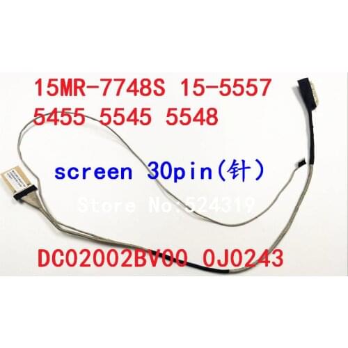 New Laptop LCD Cable for DELL 15MR-7748S 15-5557 5455 5545 5547 5548 DC02002BV00 0J0243 1920*1080 FHD cable