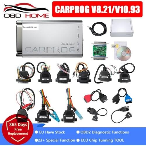 Online Carprog V8.21 +Keygen Full Adapter Car Prog V10.93/8.21 For Airbag/Radio/IMMO/ECU Programmer Auto Repair Tool as IPROG
