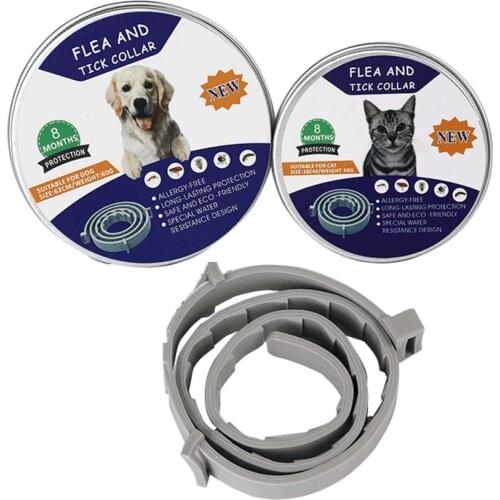 Pet Dog Cat Anti-scorpion Flea Anti-mosquito Parasite Collar Deworming Long-term Protection Deworming Essential Oil Pet Collar