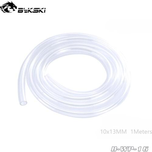 1Meter Bykski PVC Hose Tube,Split Water Cooling Transparent Soft Tube, Loop Kit 10x13mm ,Drop Shipping ,B-WP-13