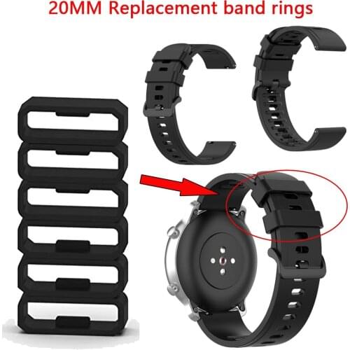 Rubber Replacement Watch Strap Band Keeper Loop Security Holder Retainer Ring For Garmin Fenix 5S 6S 6S Pro Forerunner 245 645