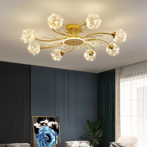 Modern LED Lusters Crystal Chandelier Indoor Lighting Ceiling Chandeliers Cristal For Living Room Bedroom Kitchen Fixture Lights