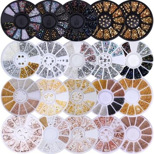 Mixed Color Chameleon Nail Rhinestone Glitter Small Irregular Beads For Nail Art 3D Decoration Stone In Wheel DIY Tips