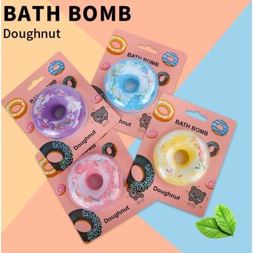 Exfoliating Bath Salt, Spreading Bomb Salt Ball Donut Bath Ball, Moisturizing Clean Bath Salt Ball And Body Gift Set