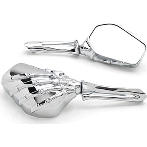 Brand new Chrome Custom Motorcycle Skeleton Mirrors For Suzuki Boulevard M109R M50 M90 M95