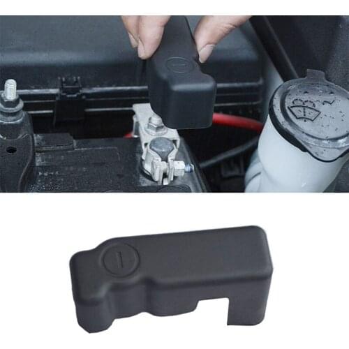 1PCS Car Cover Cap Battery Protection Cover ABS Battery Negative Protective for Toyota Land Vios Yaris Cruiser 2006-2013