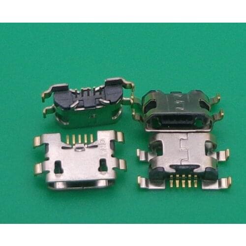 10pcs micro mini USB jack socket connector charging port dock plug female 5 pin For Homtom HT10 Doogee X20 X30
