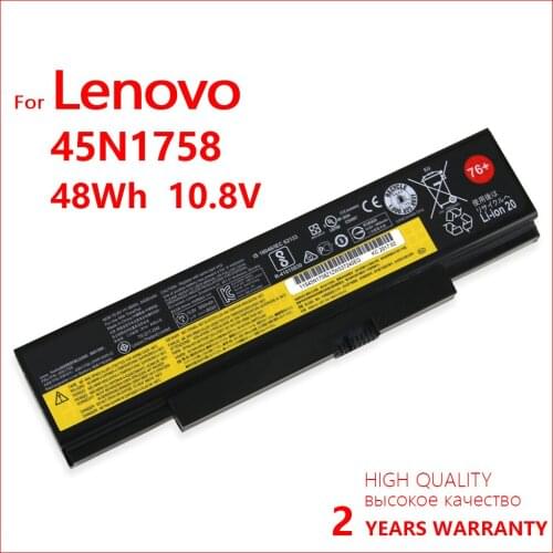 100% Genuine Laptop Battery For Lenovo ThinkPad E555 E550 E550C E560 E565C 45N1759 45N1758 45N1760 45N1761 45N1762 45N17 48WH
