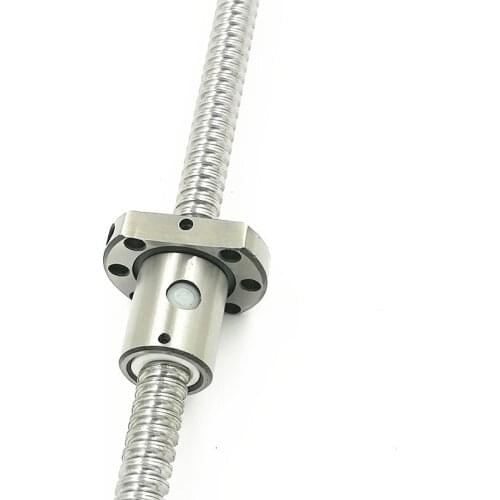 12mm 1204 Ball Screw Rolled C7 ballscrew SFU1204 900mm with one 1204 flange single ball nut for CNC parts