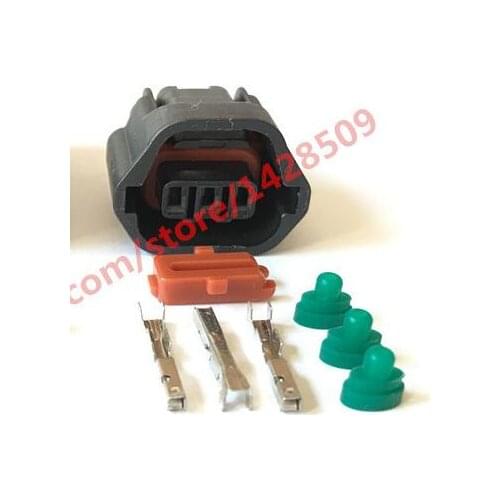 20/50 Sets 3 Pin 7283-8730-30 Female Wire Connectors EVO Mivec Cam Sensor Speed Sensor For Mitsubishi Nissan Qashqai