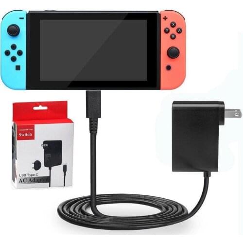 Nintend switch US Plug Travel Charger Adapter AC Power Supply For Nintendo Switch NS Console Home Wall Charging Adapter