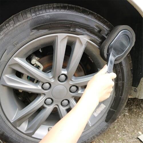 Car Wash Sponge Brush Tire Wheel Waxing Polishing Sponge Washing Cleaning Detailing Brushes Long Handle Car Accessories #PY10