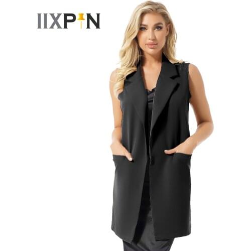 Женские длинные жилеты IIXPIN China At AliExpress