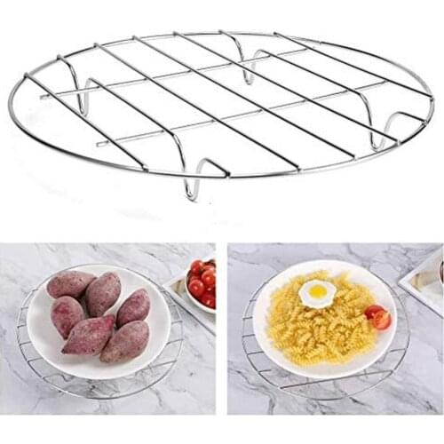 Kitchen Steamers Stainless Steel Round Bun Egg Steamer Rack Home Kitchen Cooling Steaming Shelf Steaming Rack