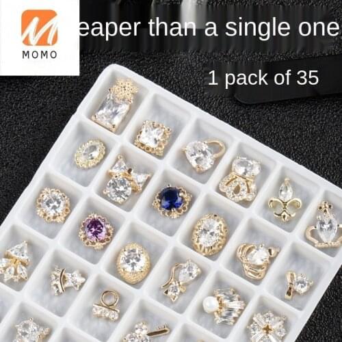Nail Beauty Rhinestone Ornaments New Super Flash Assortment Pack Luxury Fingernail Decoration Diamond Hot Sale