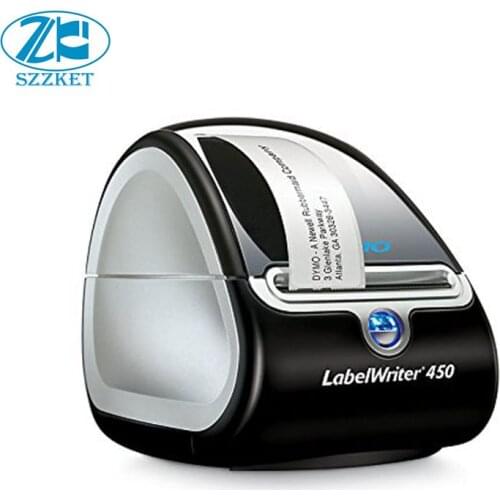 LW450 Turbo thermal label machine sticker tape label machine bar code printer jewelry label printer name badge typewriter