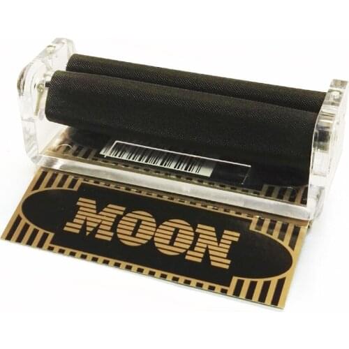 MOON GOLD 70mm Acrylic Manual Cigarette Rolling Machine Tobacco Injector Manual Maker Roller Combo Pack