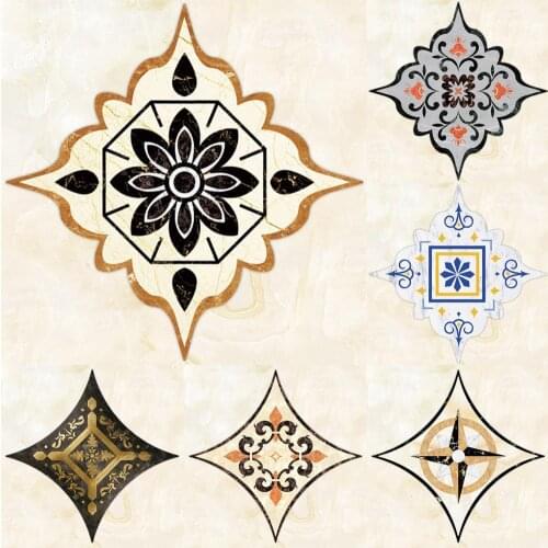 36Pcs Tile Decals Self-adhesive Waterproof PVC Self-adhesive Floor Stickers for Home