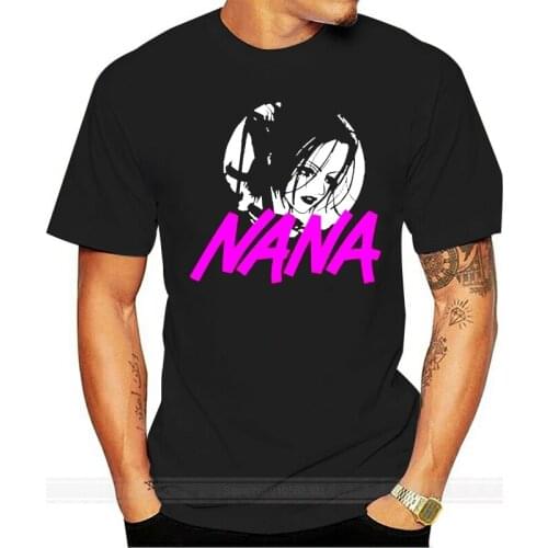 Nana Na Na Logo Anime Manga T Shirt Tee Printing Tee Shirt cotton tshirt men summer fashion t-shirt euro size