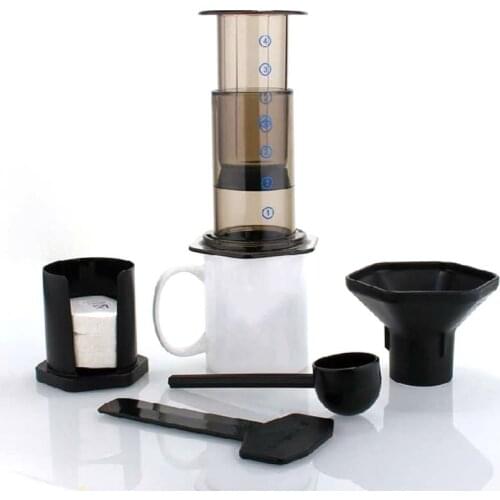 New Filter Glass Espresso Coffee Maker Portable Cafe French Press CafeCoffee Pot For AeroPress Machine Drop shipping