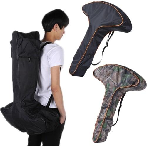 Professional T Shaped Bow Bag Carry Case with Small Side Pockets for Outdoor Archery Hunting Training for Crossbows