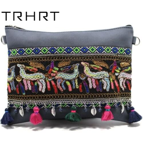 Good Quality Bohemian style Embroidery Shoulder Bag Winter Handbags Women Handcraft Bag for lady Gift Party