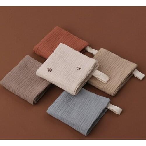 5pcs Baby Saliva Towel Absorbent Baby Burp Cloth Handkerchief Newborn Washcloth F3ME