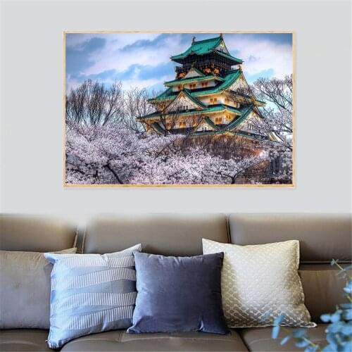 Abstract Funny Poster Canvas Painting Frivolous Pink style Kids decoration cherry blossom festival Hanging Wall Art Cuadros