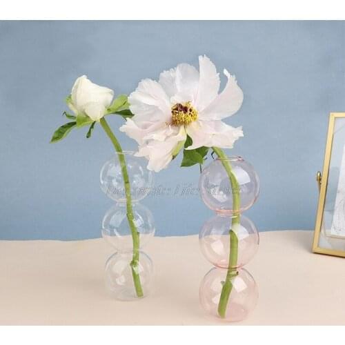 Home Decor Glass Vase Room Decor Crystal Vase Modern Hydroponic Plants Vases