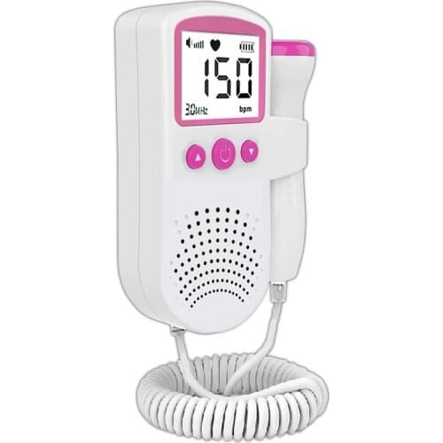 Upgraded 3.0MHz Doppler Baby Care Household Portable for Pregnant Fetal Pulse Meter No Radiation Stethoscope Fetal Heart rate