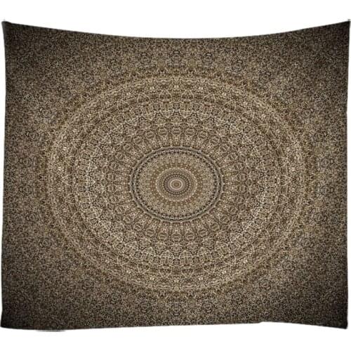Dreamlike Mandala Tapestry Wall Hanging Sandy Beach Throw Rug Blanket Camping Tent Travel Mattress Bohemian Sleeping Pad