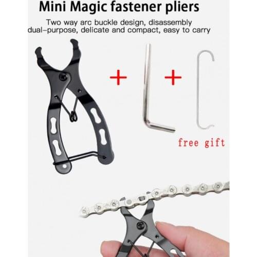 Bicycle Chain Quick Link Tool Multi Link Plier MTB Road Bike Chain Clamp Magic Buckle Cycling Tool With Wrench Hook
