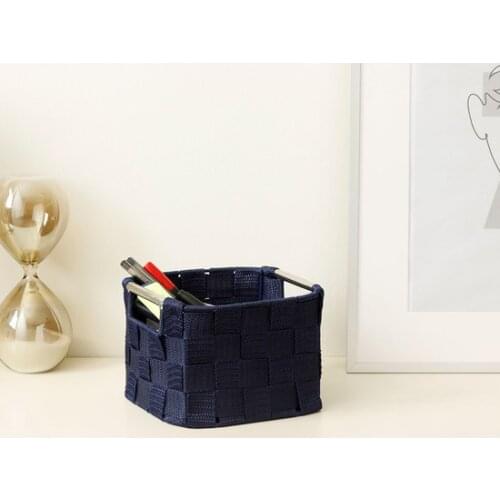 Basket 16 X16X11cm Navy decorative baskets cestos decorativos декоративные корзины