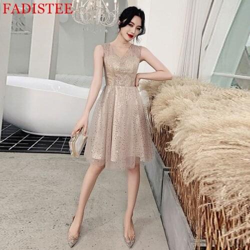 Lace Elegant Evening Dress Prom Party V-neck Sleeveless Robe De Soiree Longue Formal Dress Simple Robe De Soiree