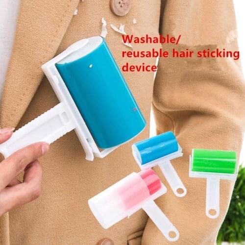 Hot Reusable Washable Roller Dust Cleaner Lint Sticking Roller for Clothes Pet Hair Cleaning Household Dust Wiper Tools