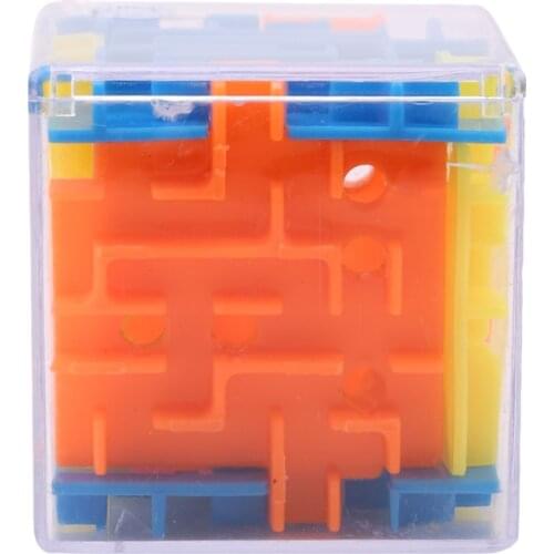 New Maze Magic Cube Puzzle 3D Mini Speed Cube Labyrinth Rolling Ball Toys Puzzle Game Learning Toys For Children