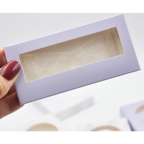 Wholesale Eyelash Packaging Box Makeup mink Lashes faux cils Box Package Custom own Logo Rectangle Cardboard Storage Case Vendor