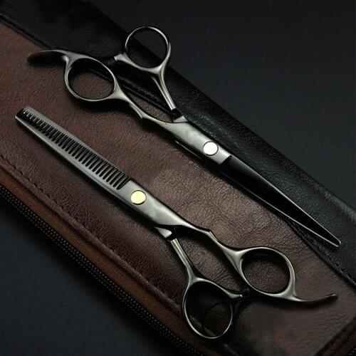 5.5'' or 6" barber shop best hair scissors hairdressing salon supplies professional hair cutting shears hair thinning scissors