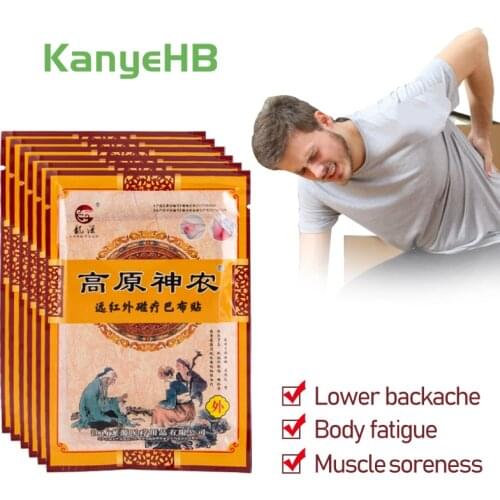 48pcs/6bags Pain Relief Patch Knee Neck Arthritis Joint Aches Herbal Sticker Self-heating Pain Killer Herbs Medical Plaster A482