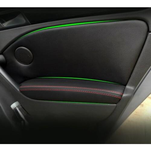 Inner Door Armrest Cover For VW Golf 6 2010 2011 2012 2013 4pcs Car Door Armrest Panel Microfiber Leather Cover Sticker Trim
