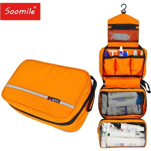Hanging Mens Toiletry Bag Large Waterproof Cosmetic Bags Travel Organizer Lady Toiletries Makeup Toilet Foldable Bathroom Kit