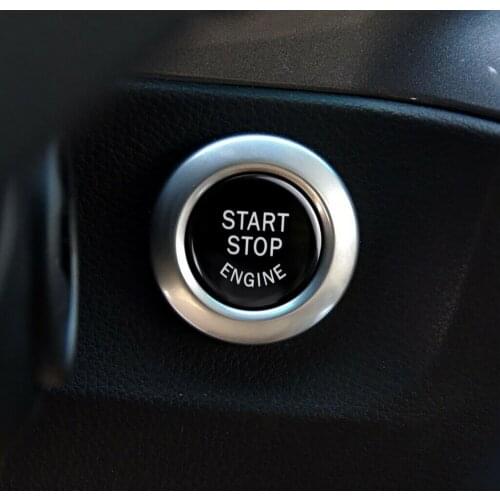 W/ Installation tools Button Switch cover Engine Black Sticker Premium