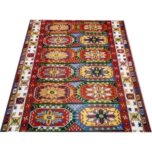 SOUMAK Sue mike pure New Zealand wool hand-woven exotic ethnic wind three-dimensional woven carpet gc150-sm015