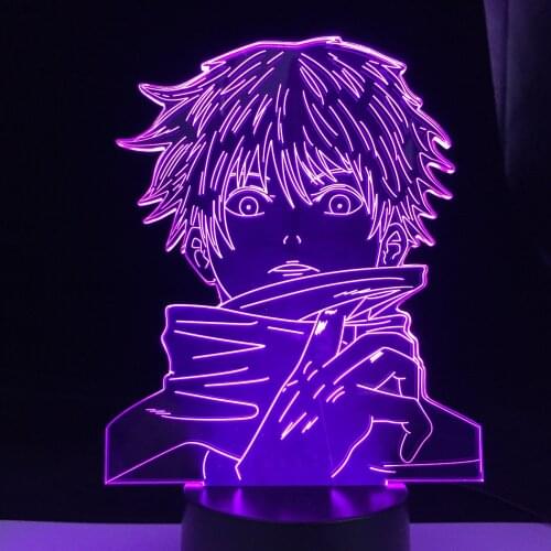 Satoru Gojo Light Jujutsu Kaisen Led Night Light for Birthday Gift Jujutsu Kaisen Nightlight Satoru Gojo Lamp Anime Lamp