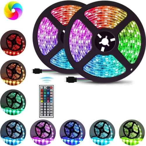 LED Strip 2835 Multi-Color Kit RGB Led Light Tape DC12V Waterproof Flexible LED Light Flexible with remote Supply for Indoor