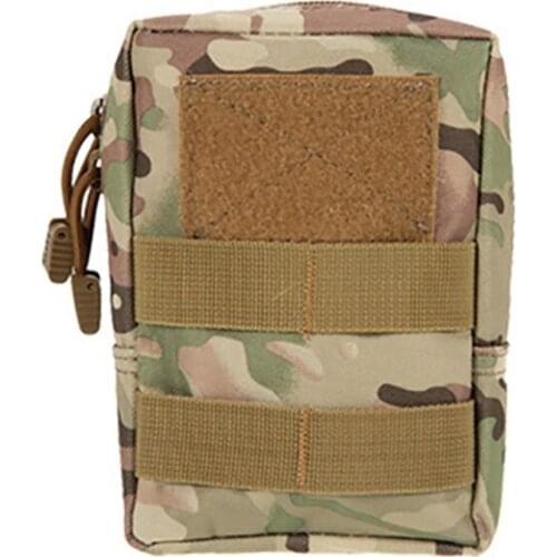 Outdoor Military Tactical Waist Bag 1000D Nylon Multifunctional EDC Molle Tool Zipper Waist Pack Accessory Durable Belt Pouch