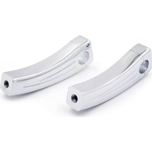 Aftermarket motorcycle parts 5.5" Chrome Motorcycle Handlebar Pullback Risers for Harley and universal bikes (1" Bar)