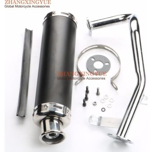 Scooter Performance Exhaust System & Exhaust Manifold for GY6 50cc QMB Chinese Scooter Moped Parts 4T