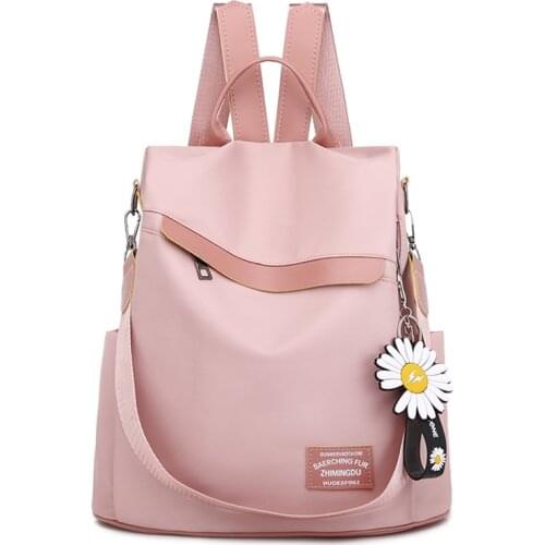 2021 High Quality Leather Women Backpack Anti-theft Travel Backpack Women Large Capacity School Bags for Teenage Girls mochila