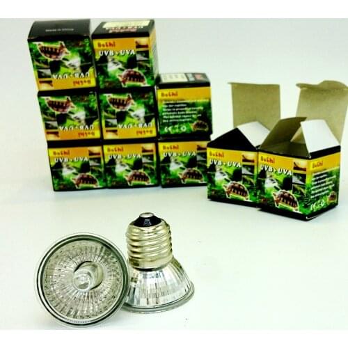 10PCs/ lot UVA + UVB Sunning Heat Lamp 25~75 Watt Bulb, emits a broad-spectrum light, Provided Basking Lamp Reptiles, Amphibians